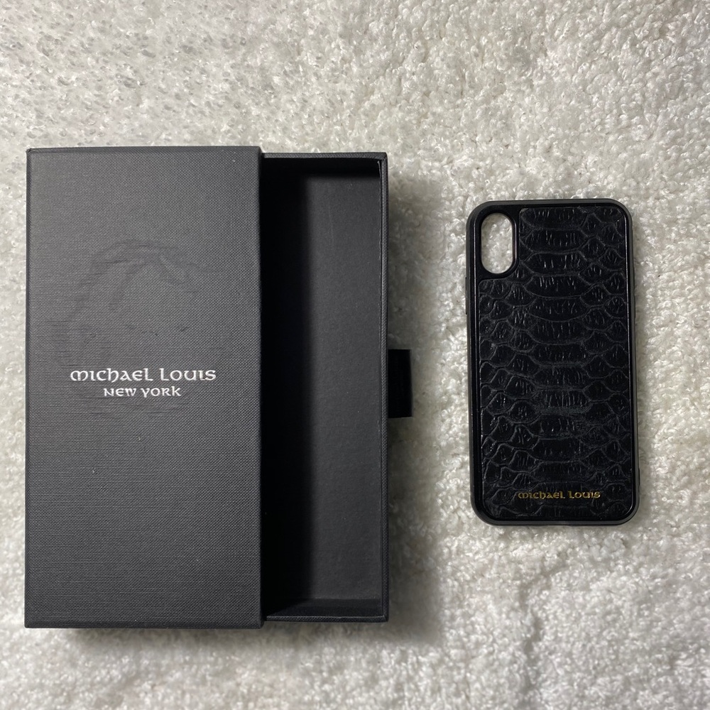 Michael Louis Black Python Phone case
